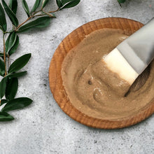 Load image into Gallery viewer, Organic Moroccan Rhassoul Clay + Rose Face Mask with Spa Kit