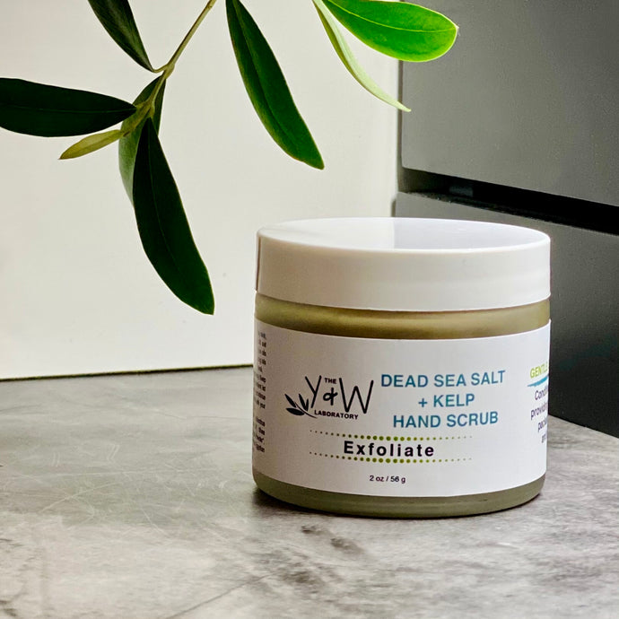 Organic Dead Sea Salt + Kelp Hand Scrub